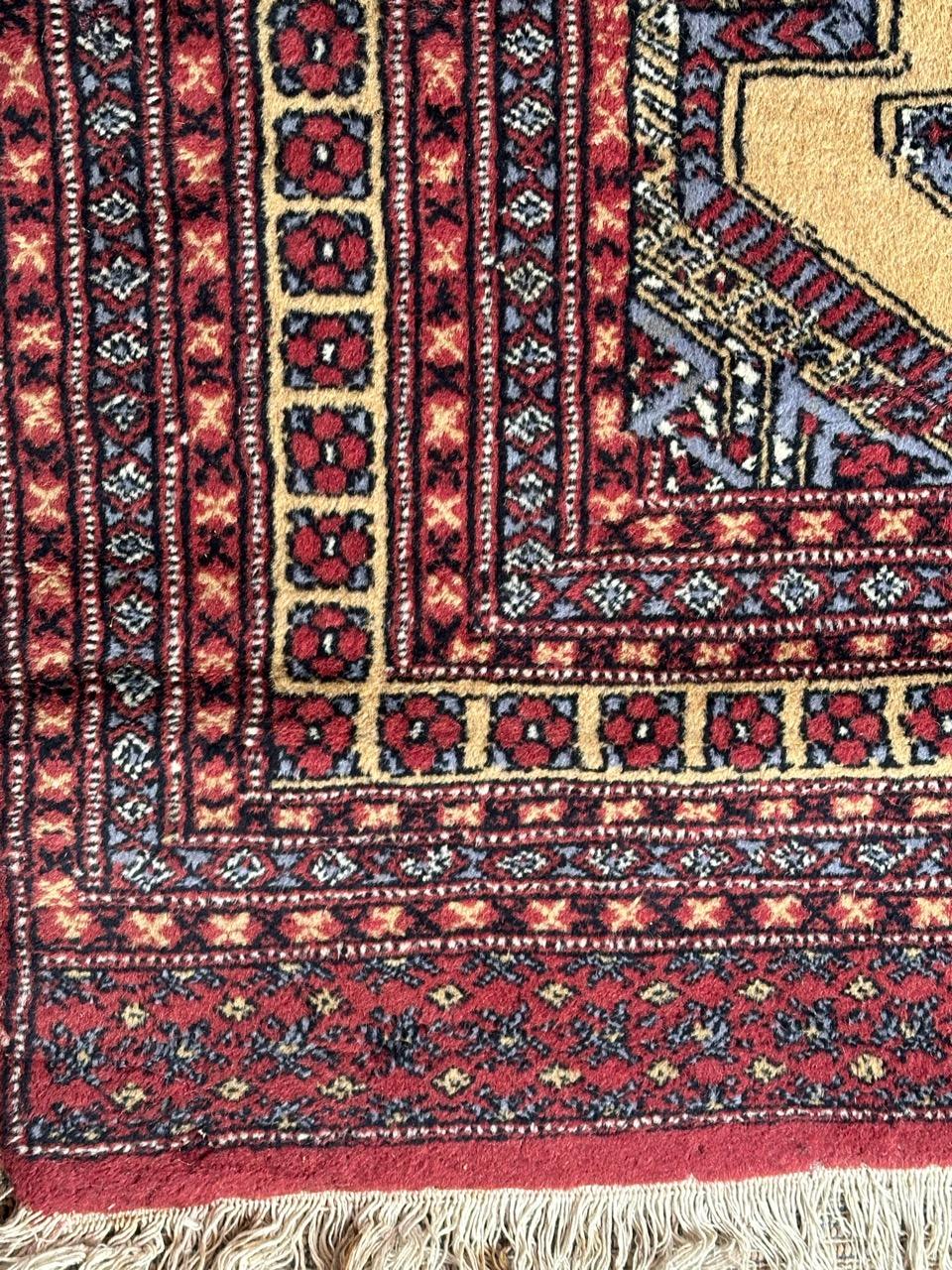 Bobyrug’s distressed vintage Pakistani rug  For Sale 3