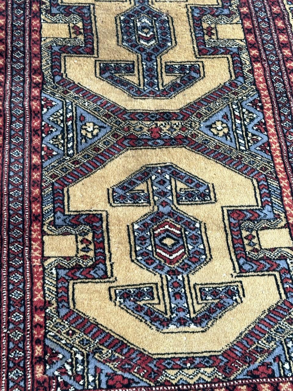 Bobyrug’s distressed vintage Pakistani rug  For Sale 5
