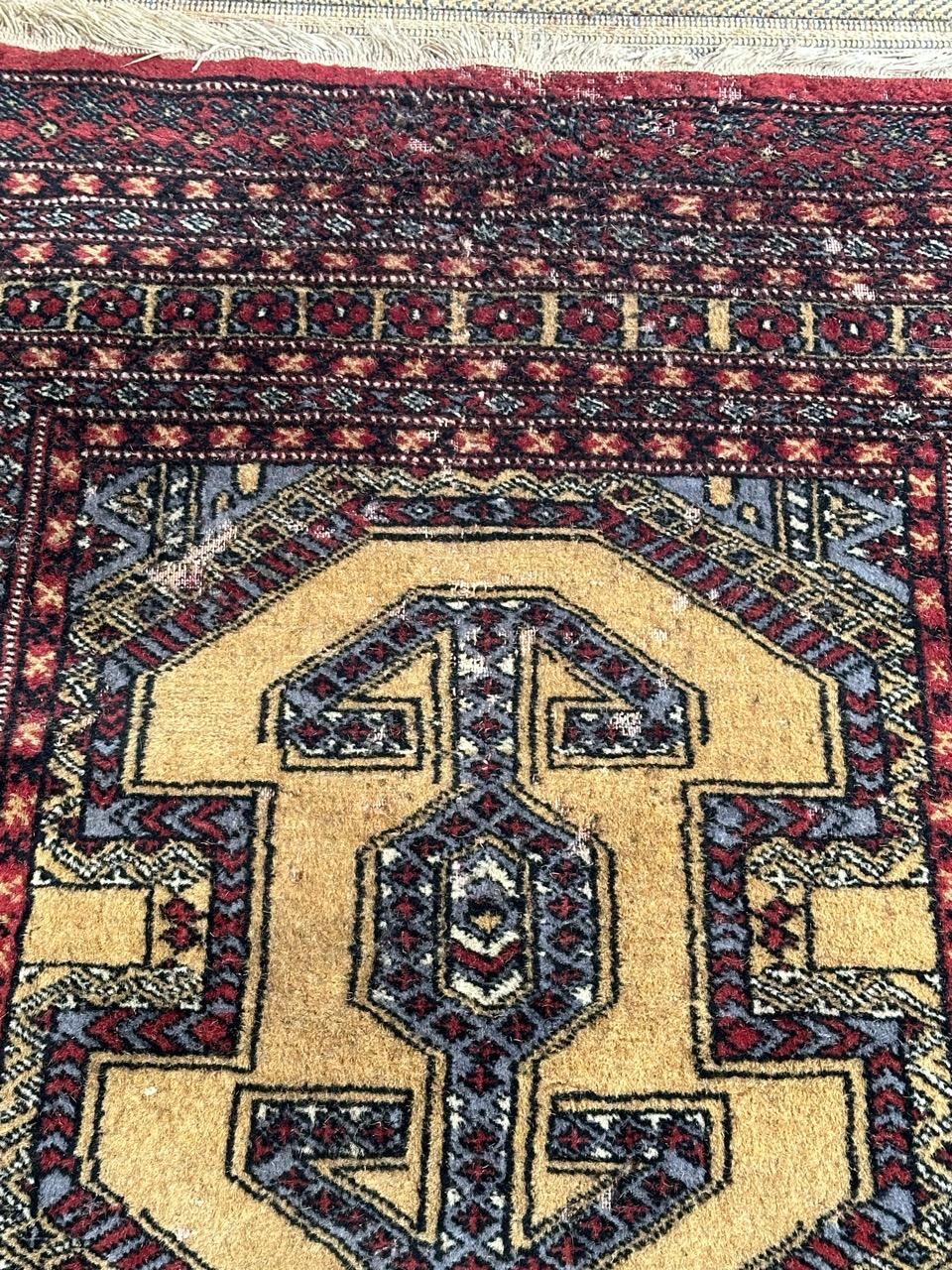 Bobyrug’s distressed vintage Pakistani rug  For Sale 11