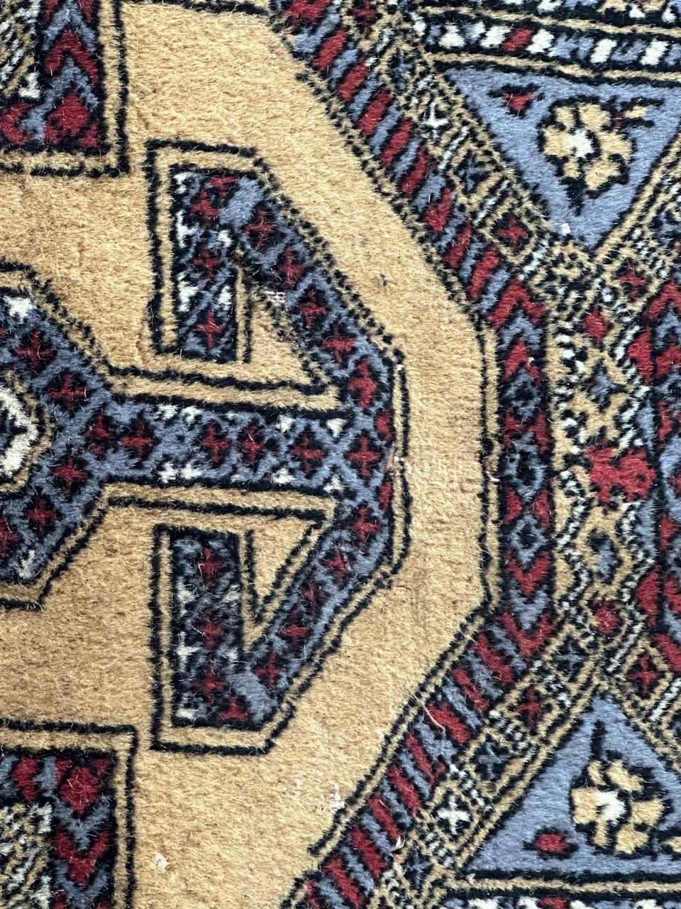 Late 20th Century Bobyrug’s distressed vintage Pakistani rug  For Sale