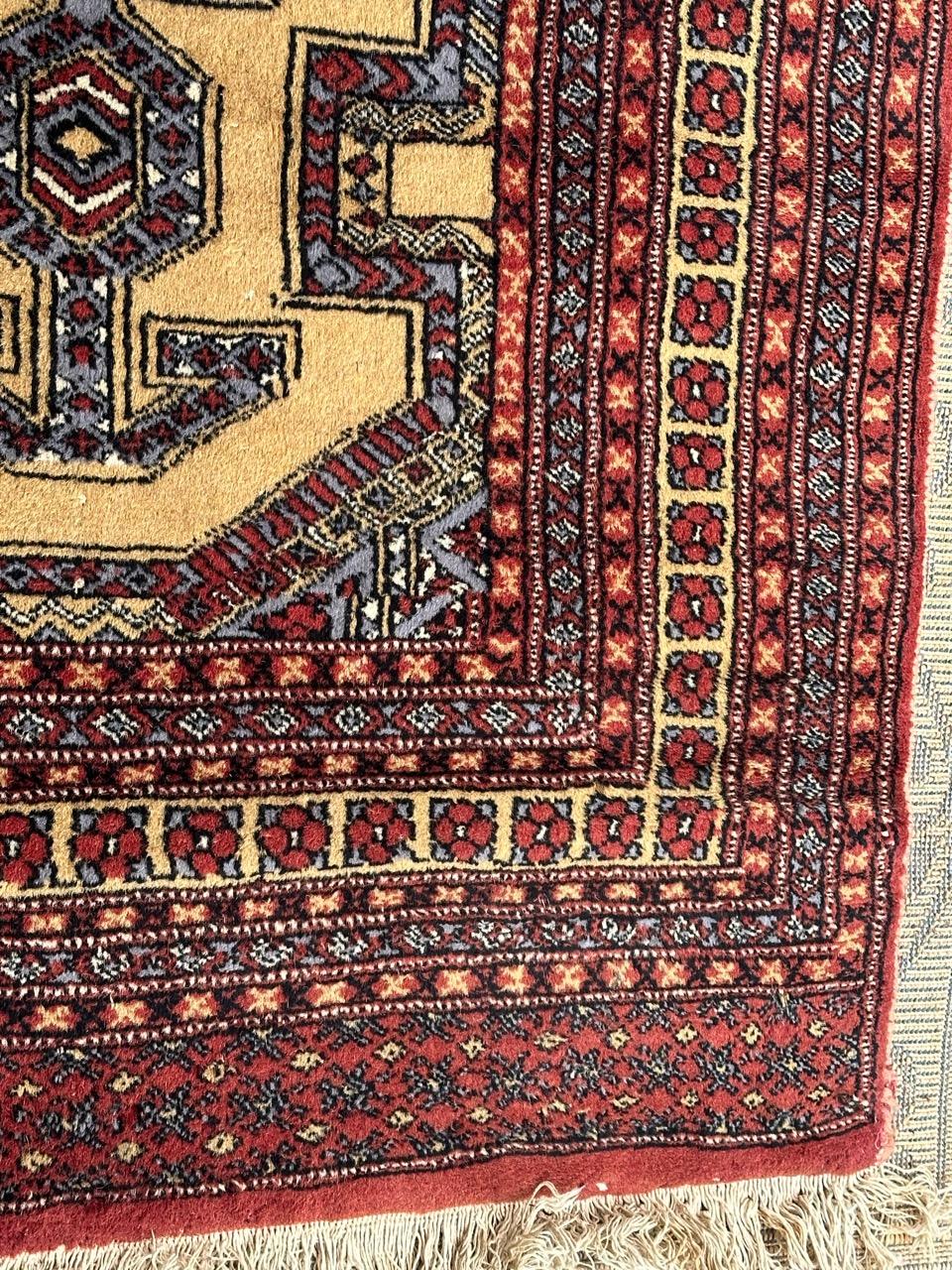 Bobyrug’s distressed vintage Pakistani rug  For Sale 2