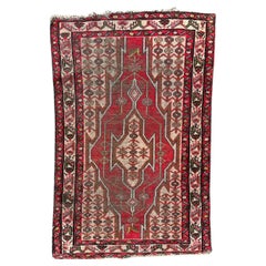 Bobyrug’s distressed vintage rustic mazlaghan rug 