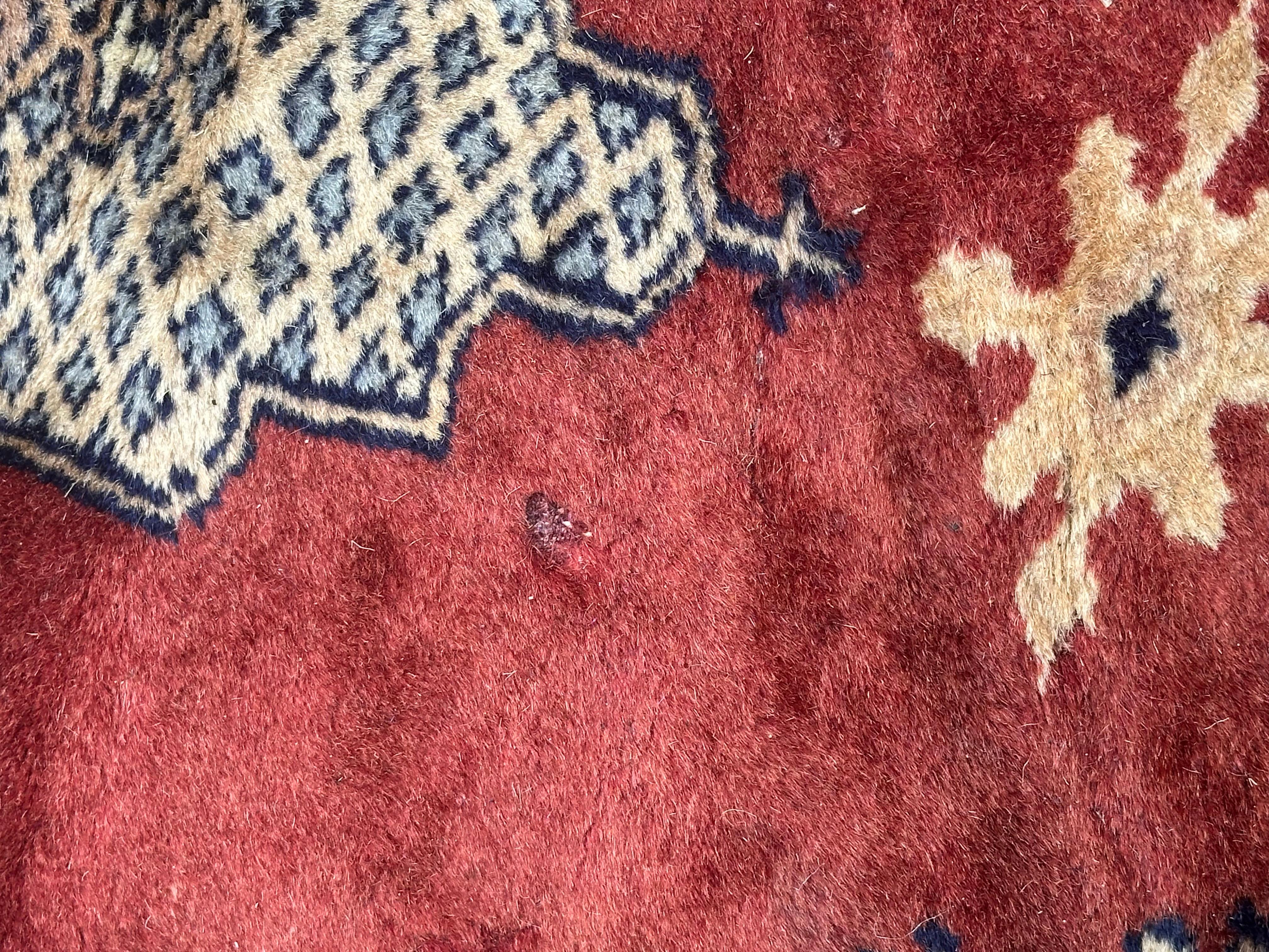 Bobyrug’s Long Pakistan Vintage Rug For Sale 8