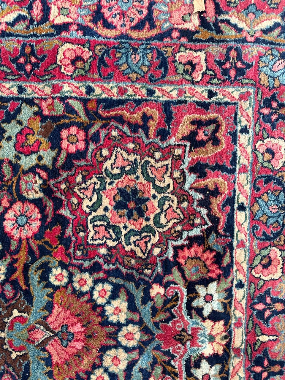 Bobyrug’s magnificent antique 19th century Isfahan rug  For Sale 4