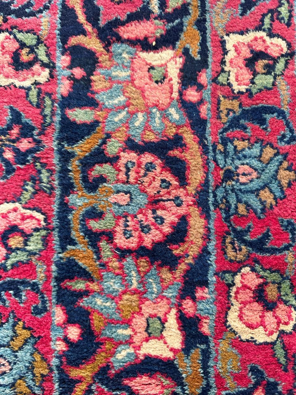 Bobyrug’s magnificent antique 19th century Isfahan rug  For Sale 6