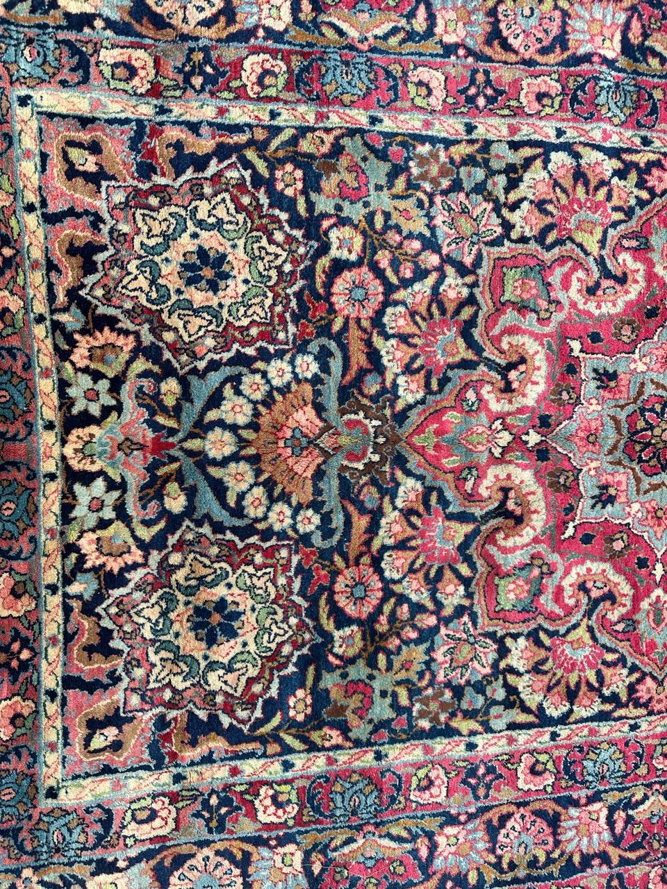 Bobyrug’s magnificent antique 19th century Isfahan rug  For Sale 8