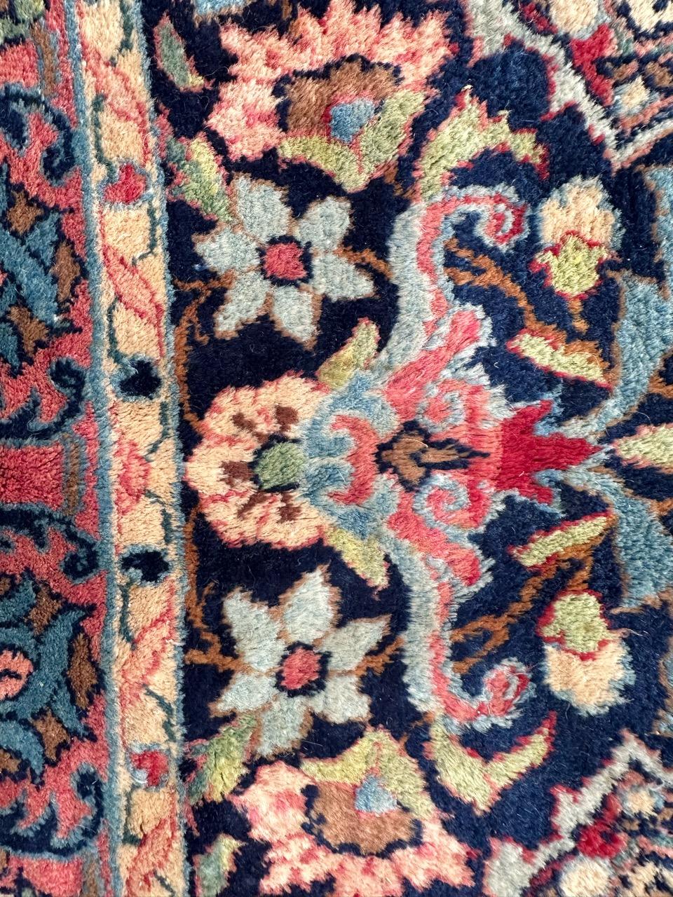 Bobyrug’s magnificent antique 19th century Isfahan rug  For Sale 9