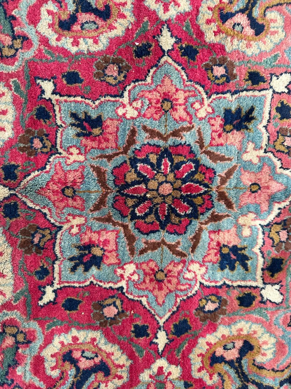 Bobyrug’s magnificent antique 19th century Isfahan rug  For Sale 10