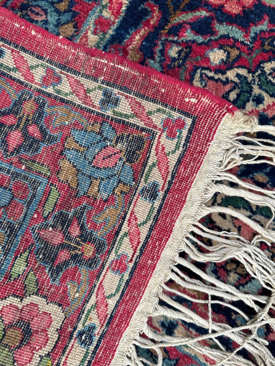 Bobyrug’s magnificent antique 19th century Isfahan rug  For Sale 12