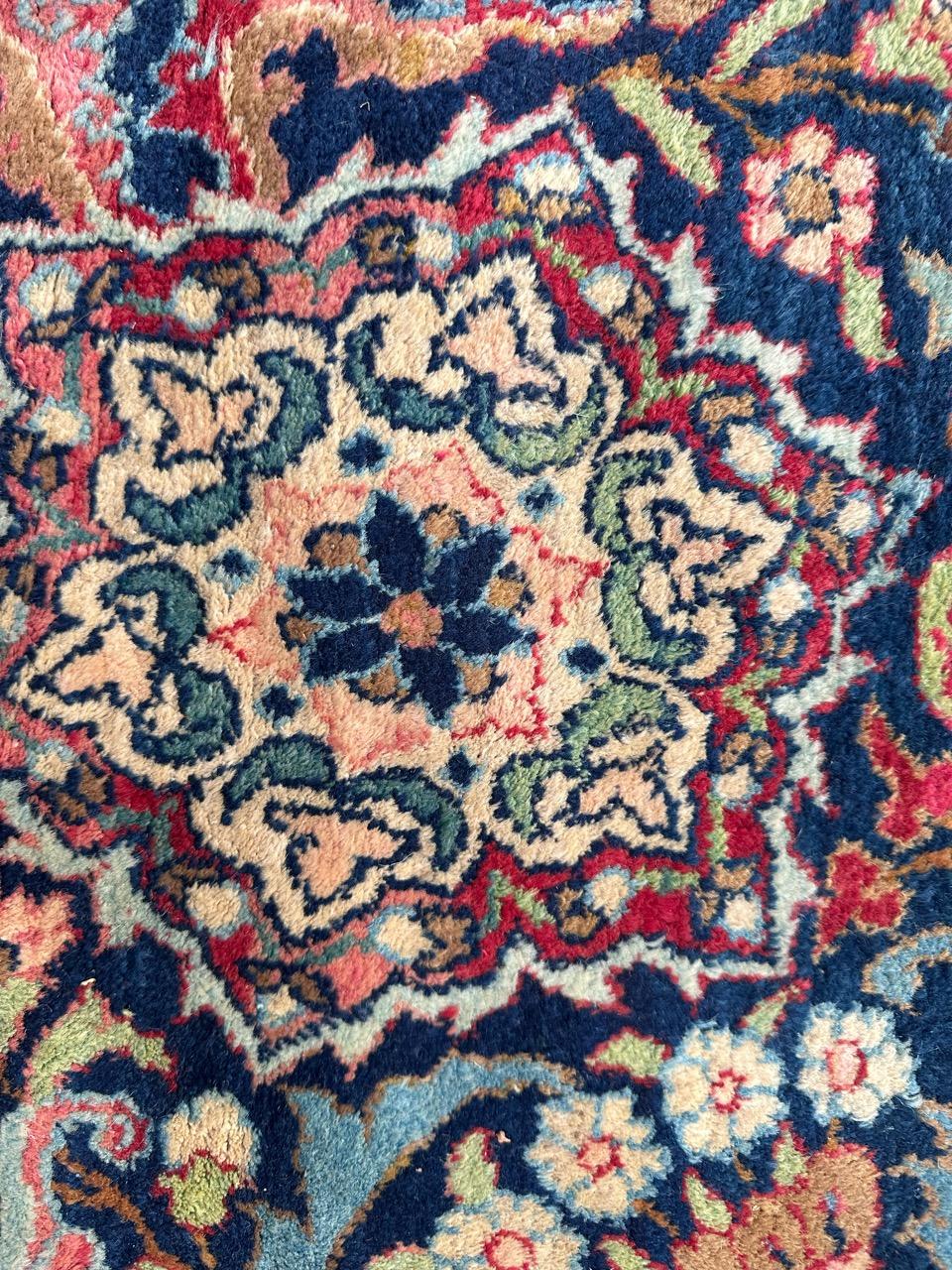 Bobyrugs prächtiger antiker Isfahan-Teppich aus dem 19.  im Angebot 1
