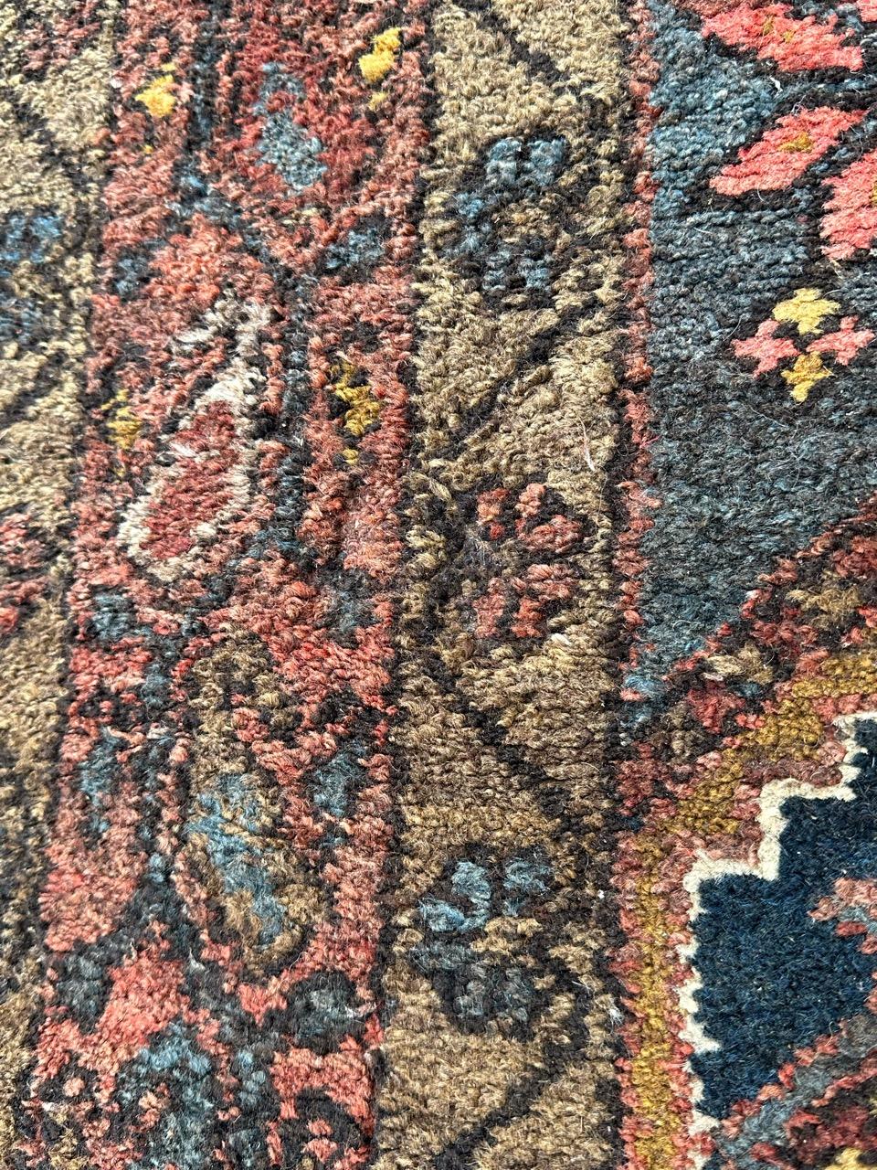 Bobyrug’s mid century tribal Kurdish rug  For Sale 5