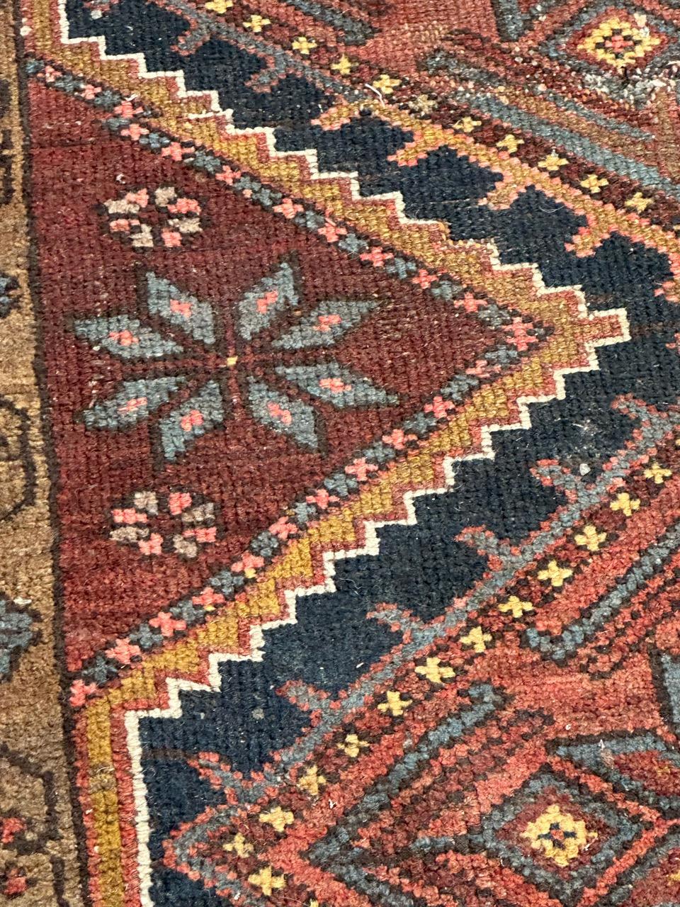 Bobyrug’s mid century tribal Kurdish rug  For Sale 10