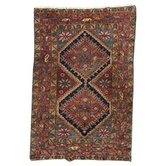 Tapis kurde tribal du milieu du siècle de Bobyrug 