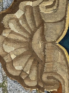 Bobyrug’s nice 17th century French Aubusson fragment tapestry