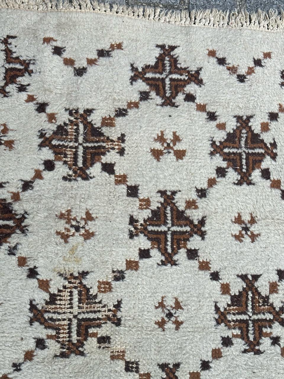 Bobyrug's schöner antiker marokkanischer Teppich im Art Deco Stil  im Angebot 5
