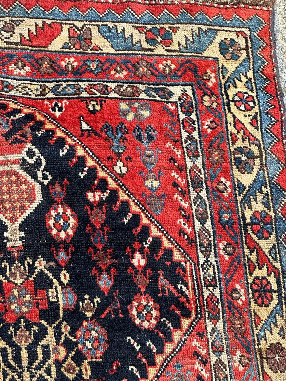 Bobyrug’s nice antique Azerbaijan tribal rug  For Sale 2