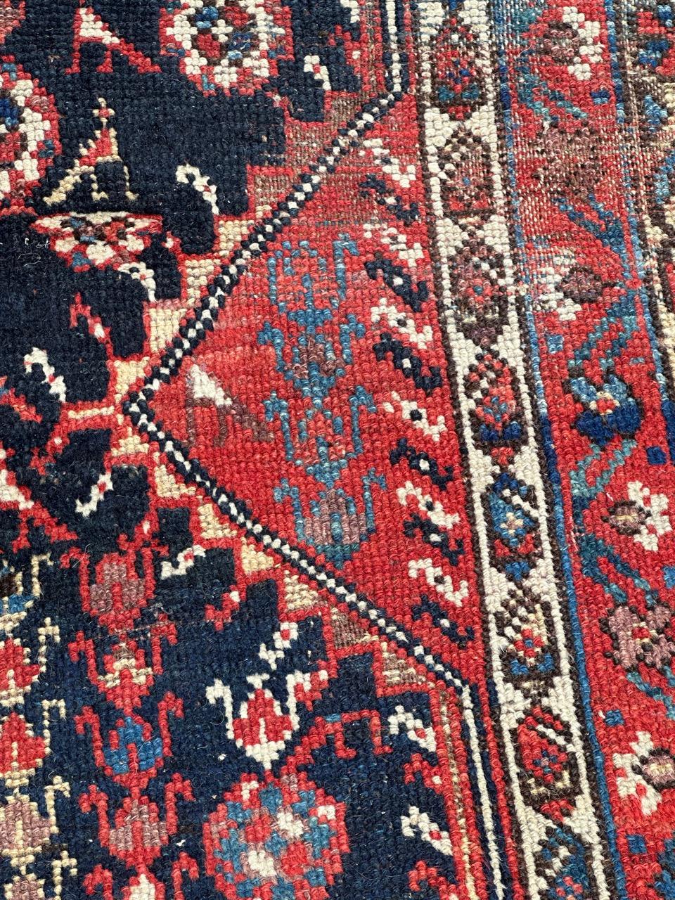 Bobyrug’s nice antique Azerbaijan tribal rug  For Sale 5