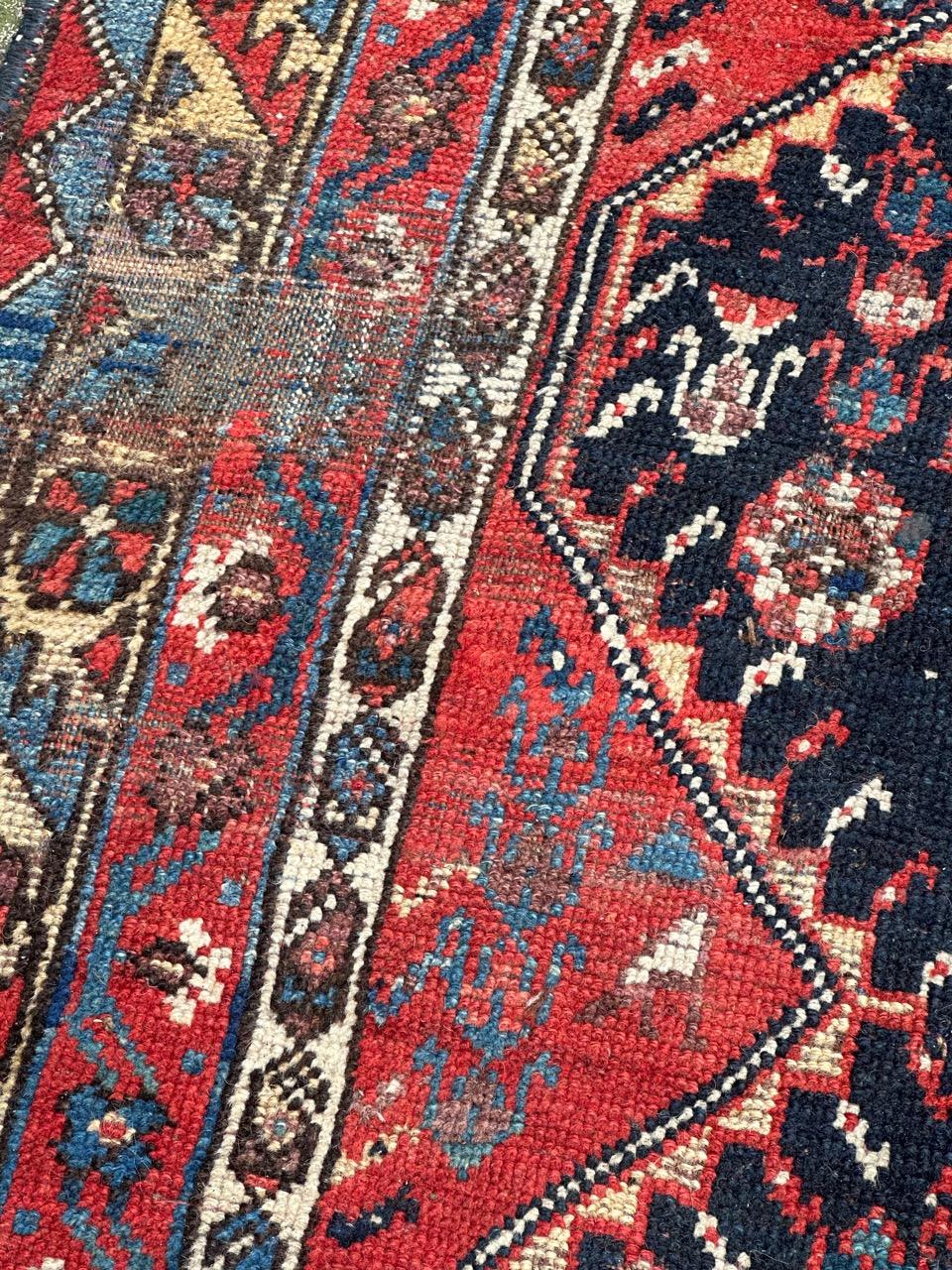Bobyrug’s nice antique Azerbaijan tribal rug  For Sale 6