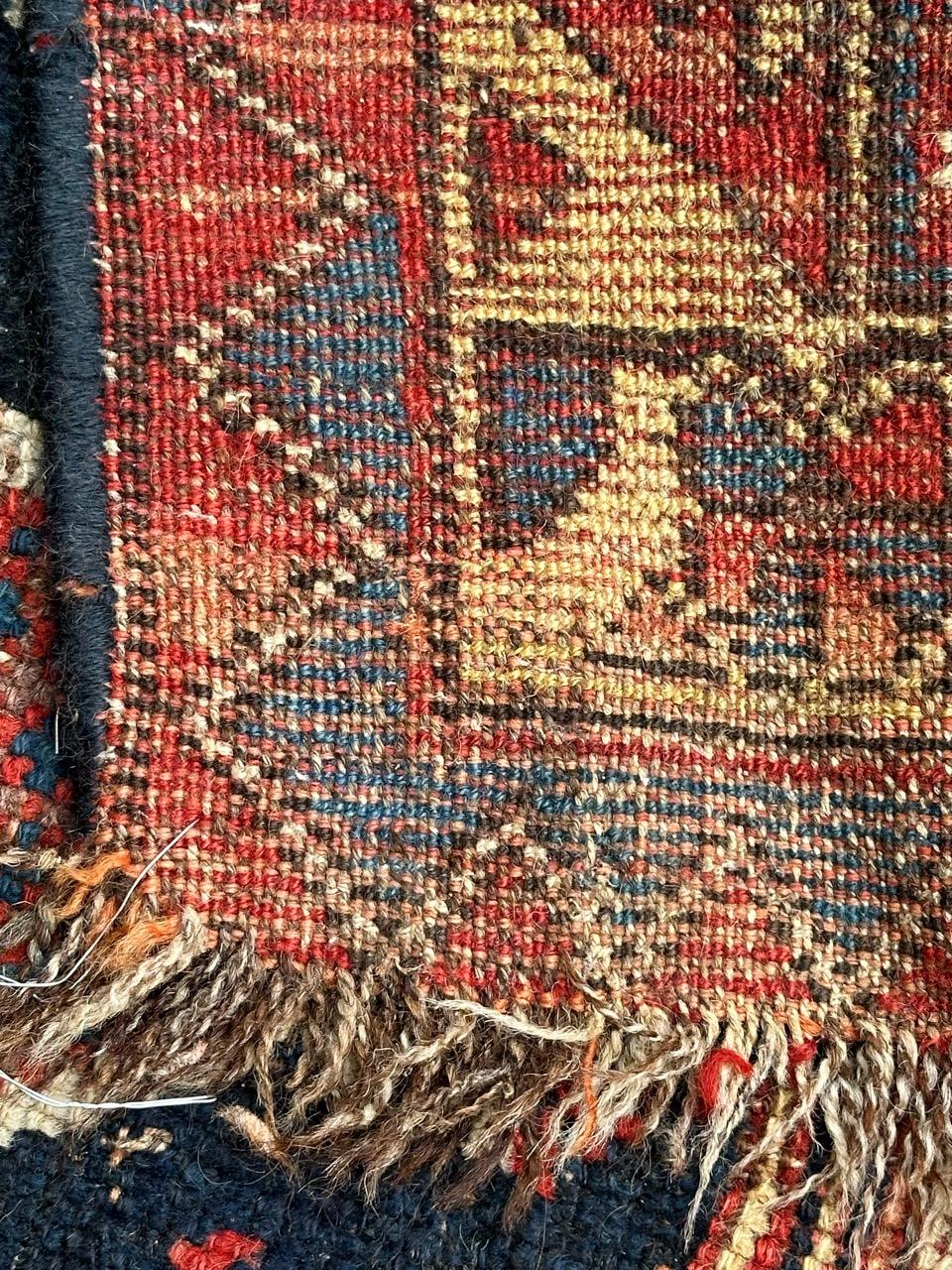 Bobyrug’s nice antique Azerbaijan tribal rug  For Sale 10