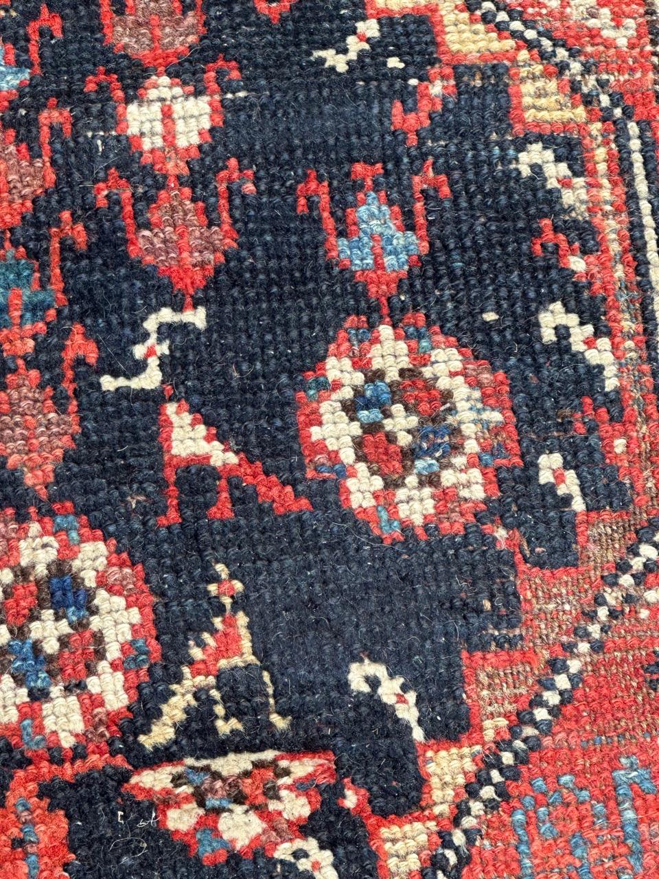 Bobyrug’s nice antique Azerbaijan tribal rug  For Sale 11