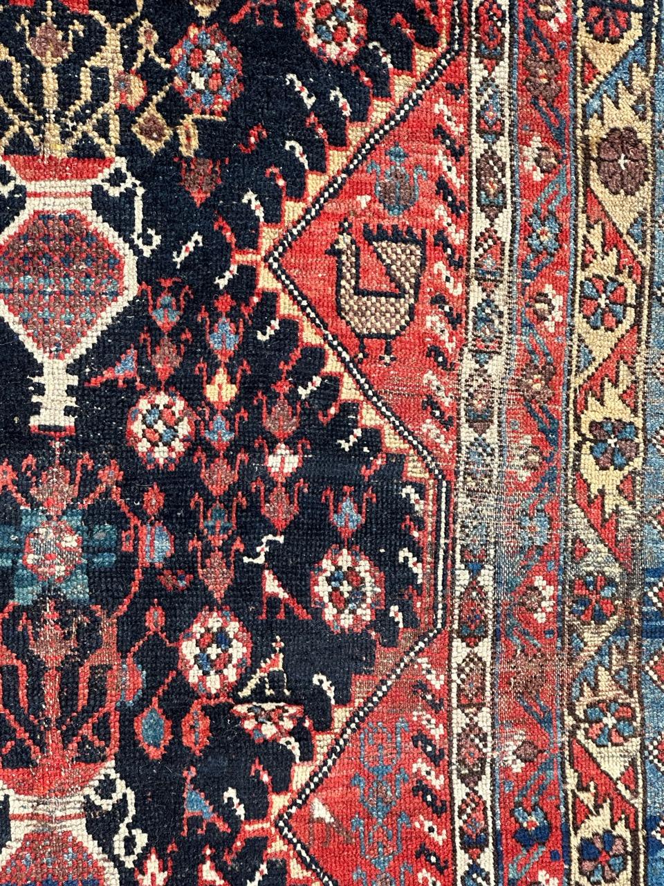 19th Century Bobyrug’s nice antique Azerbaijan tribal rug  For Sale