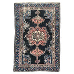 Bobyrug’s nice antique distressed Hamadan rug 