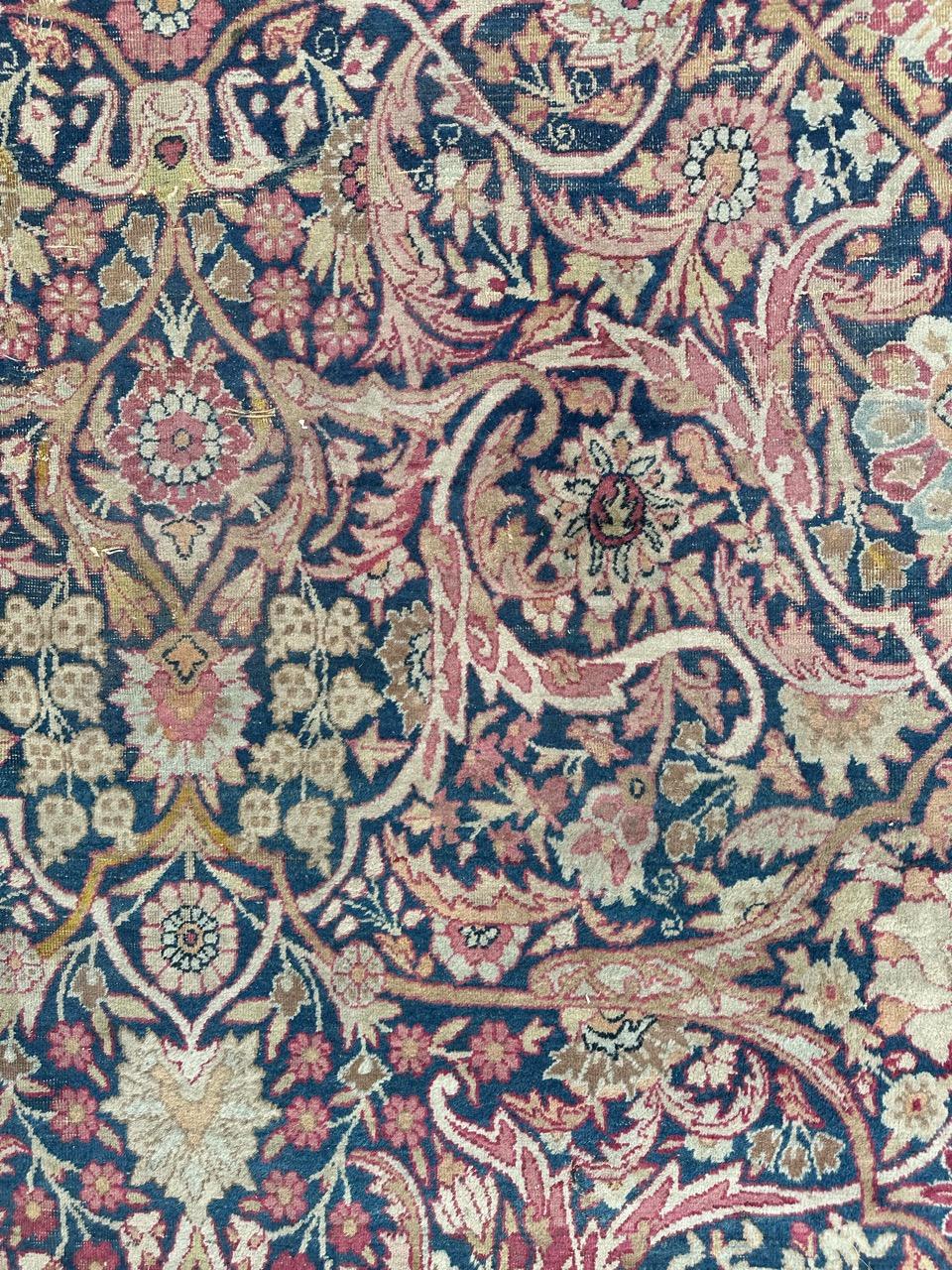  nice antique lavar Kirman rug  For Sale 6