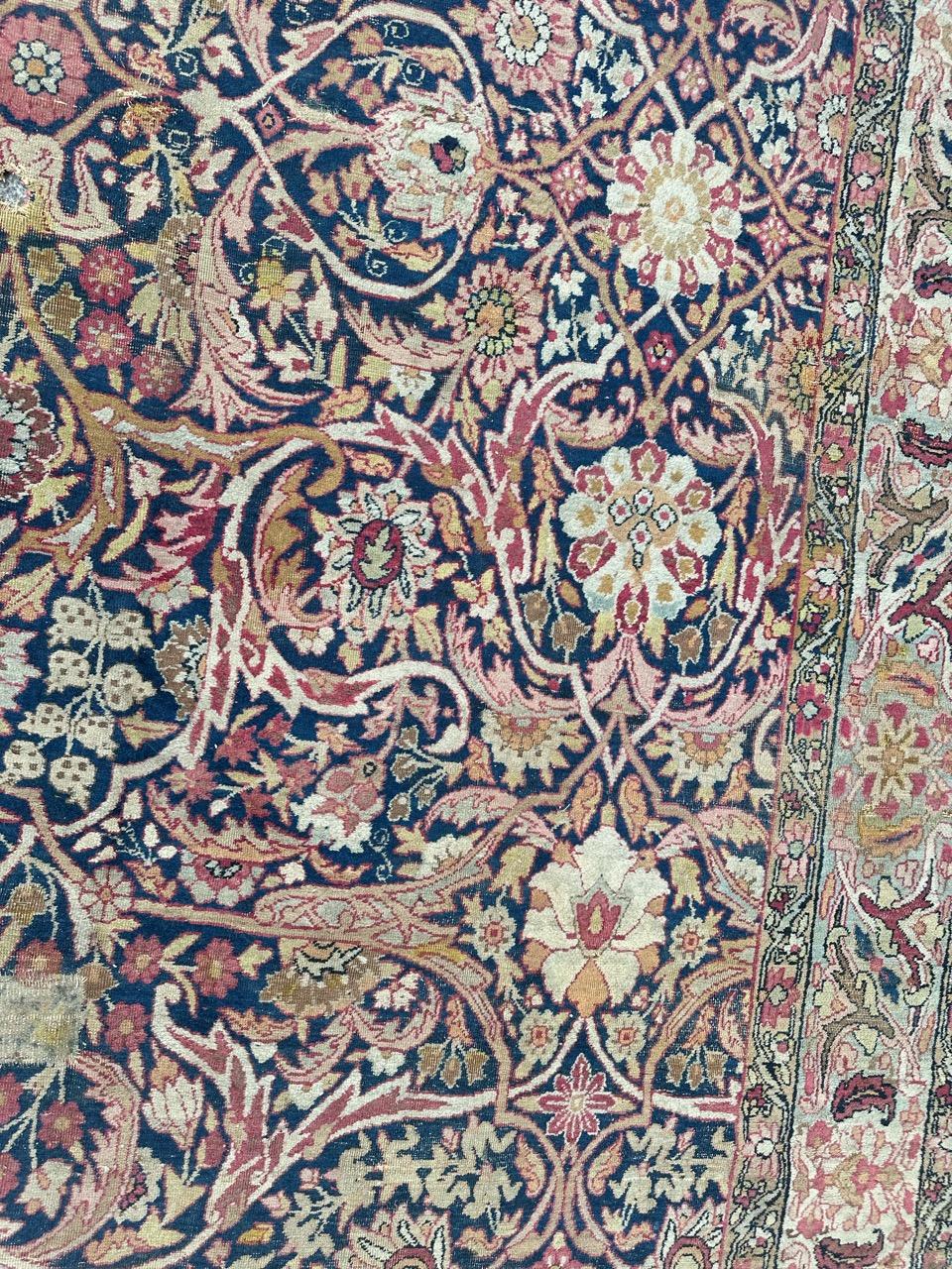  nice antique lavar Kirman rug  For Sale 13
