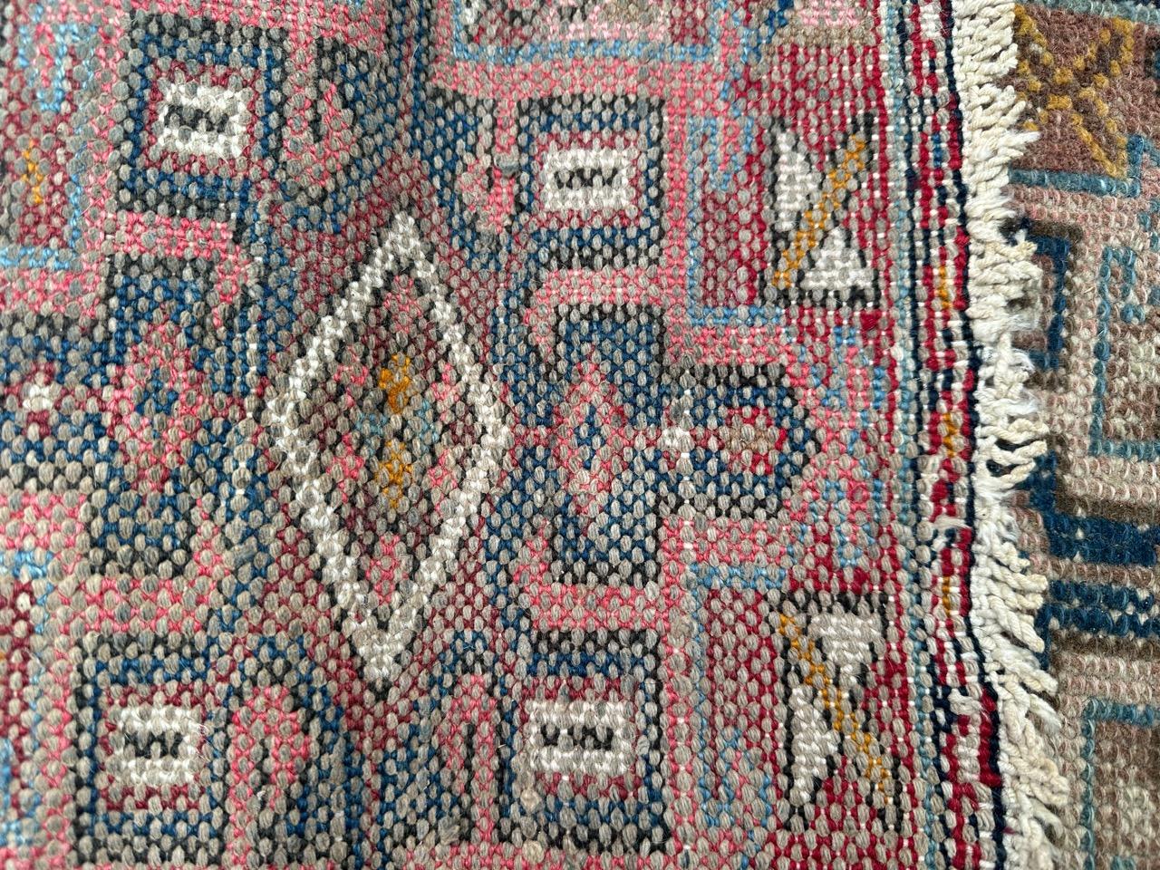 Bobyrug’s nice antique little tribal Hamadan rug  For Sale 2