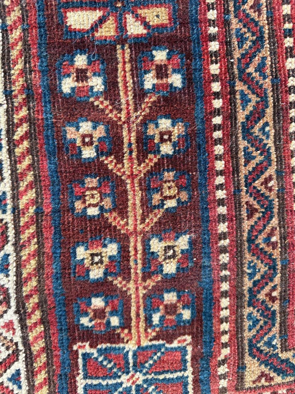 Bobyrug’s nice antique qashqai rug  For Sale 3