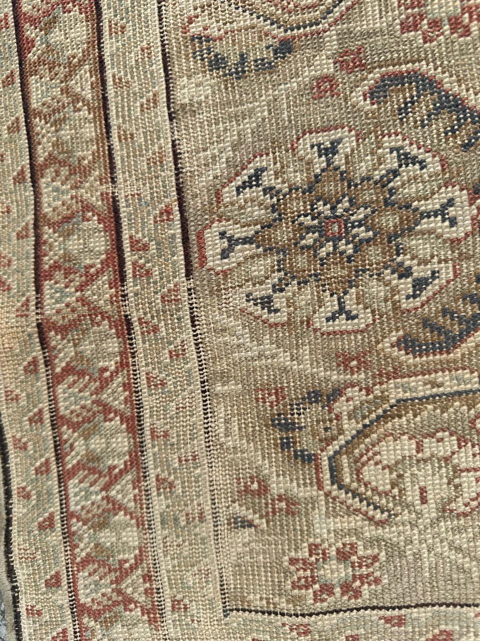 Bobyrug’s nice antique Turkish Ghiordes rug For Sale 11
