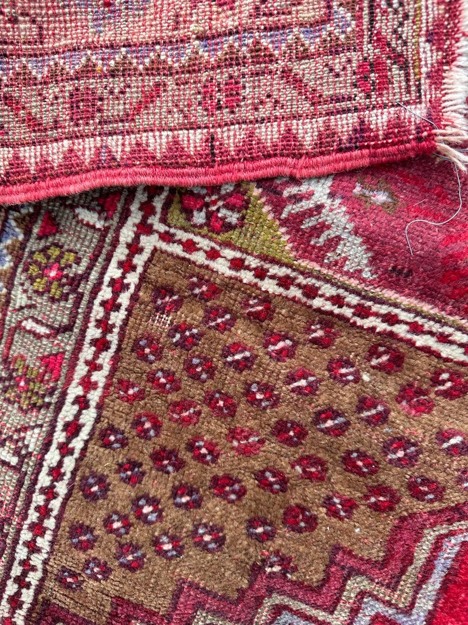 Bobyrug’s nice antique Turkish rug For Sale 7