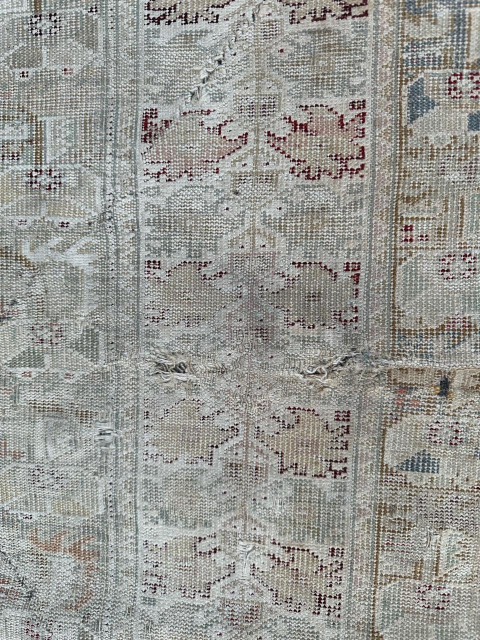 Bobyrugs schöner antiker türkischer Yordes-Teppich aus dem frühen 19.  im Angebot 1