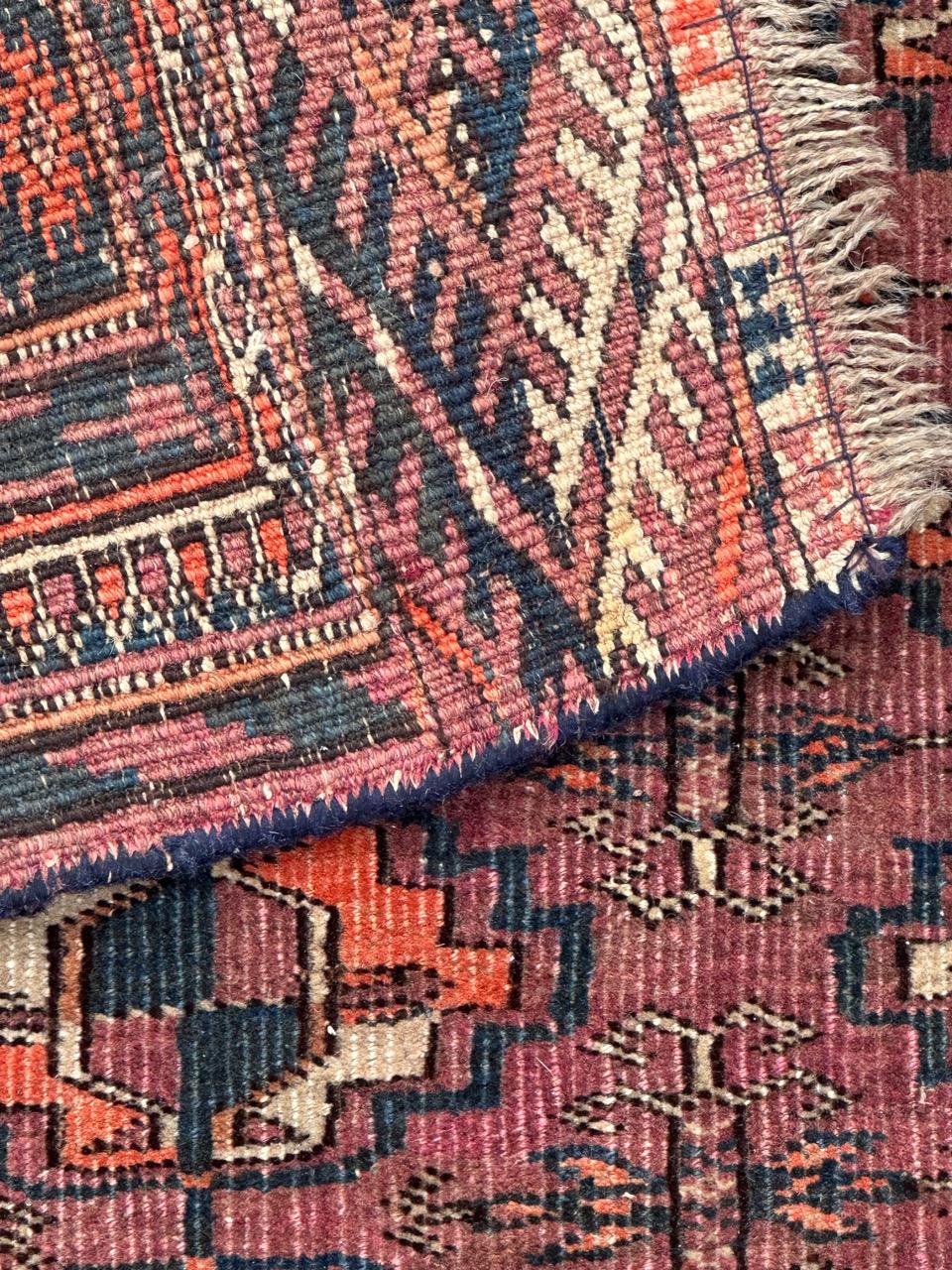 Le beau tapis antique turkmène Bokhara de Bobyrug  en vente 10