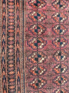 Bobyrug’s nice antique Turkmen Bokhara rug