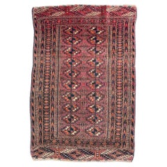 Bobyrug’s nice Antique Turkmen Bokhara rug 