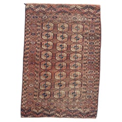  schöner antiker turkmenischer Bokhara-Teppich 