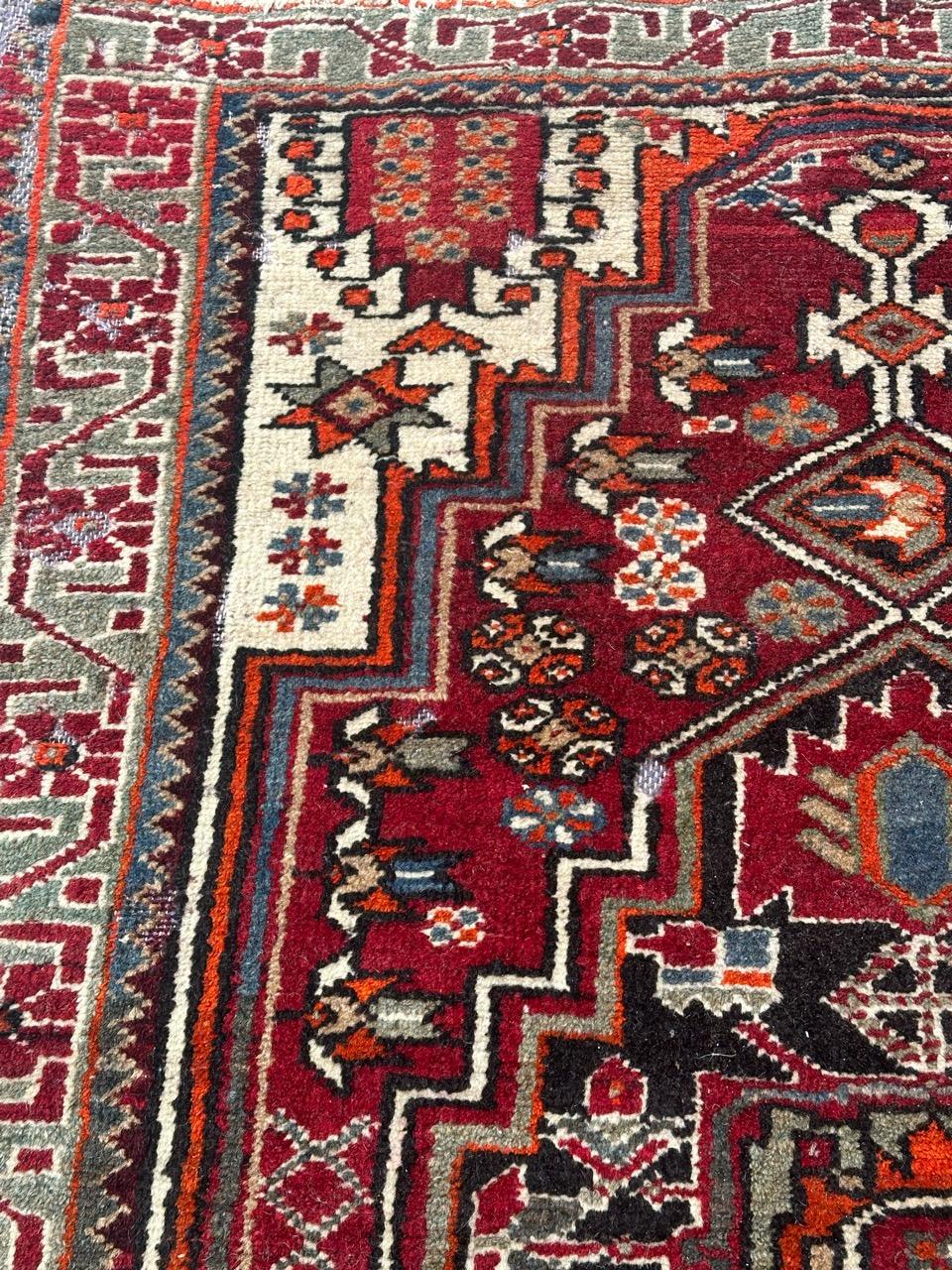 Bobyrugs schöner Hamadan-Teppich aus der Mitte des Jahrhunderts im Angebot 6