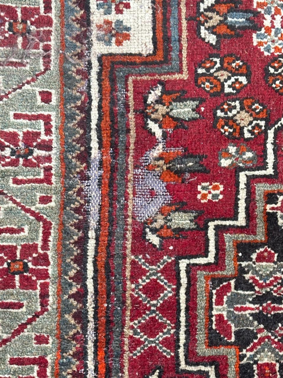 Bobyrugs schöner Hamadan-Teppich aus der Mitte des Jahrhunderts (20. Jahrhundert) im Angebot