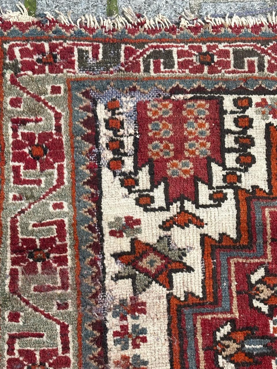 Bobyrugs schöner Hamadan-Teppich aus der Mitte des Jahrhunderts (Wolle) im Angebot