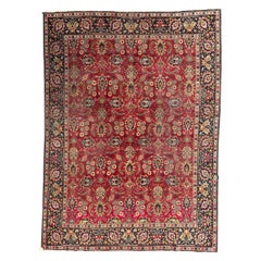 Bobyrug's Schöner Tabriz-Teppich aus dem frühen 20.