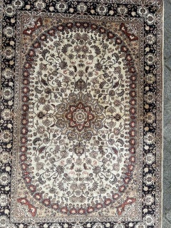 Nice fine Sino Persian silk rug
