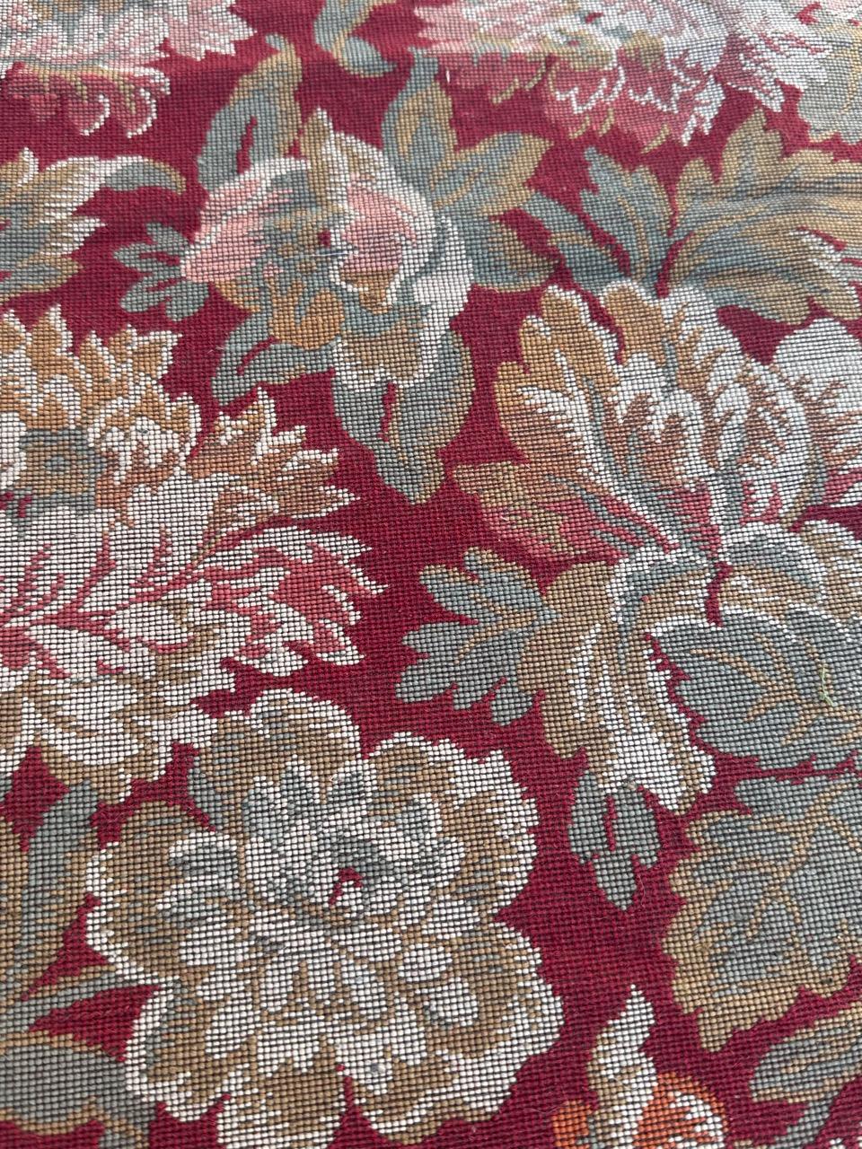 Beau rideau de tapisserie jacquard de style Aubusson français  en vente 4