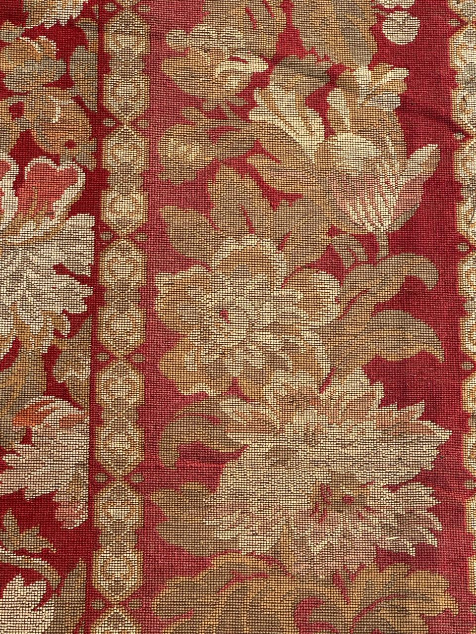 Schöner französischer Jacquard-Wandteppichvorhang im Aubusson-Stil im Angebot 1