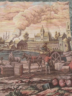 Nice French Aubusson Style Jacquard Tapestry