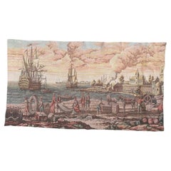 Vintage Nice French Aubusson Style Jacquard Tapestry 