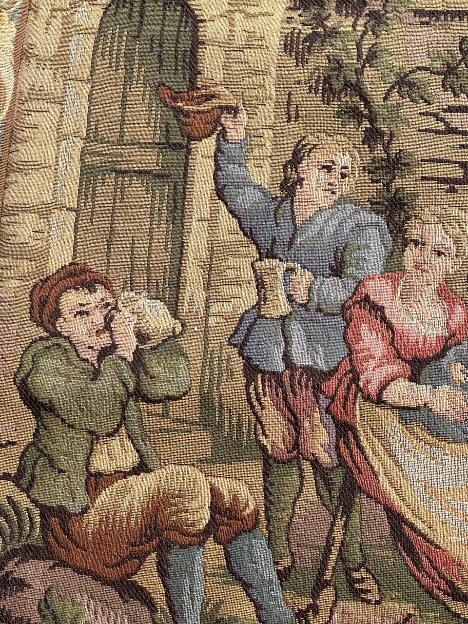 Bobyrug's Nice French Aubusson Style Jacquard Tapisserie 