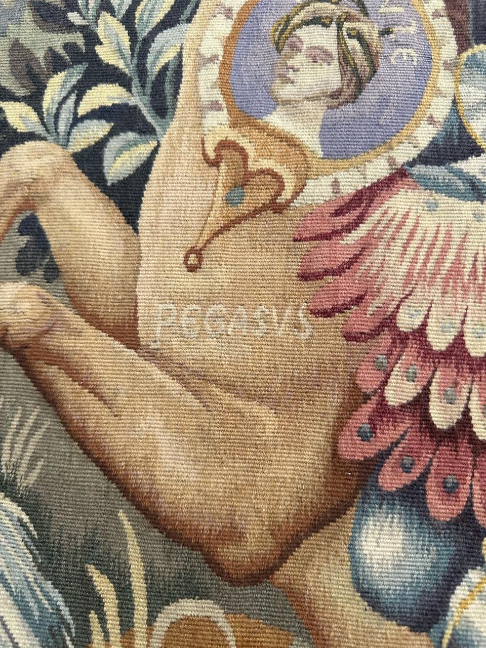 Bobyrug’s Nice French Aubusson Tapestry « Perseus » For Sale 2