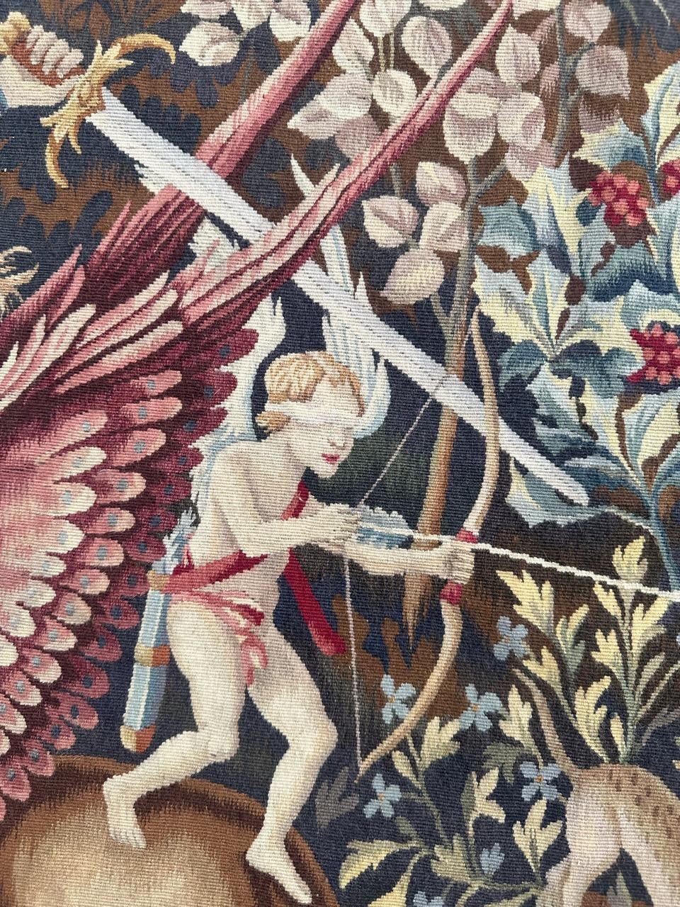Bobyrug’s Nice French Aubusson Tapestry « Perseus » For Sale 3