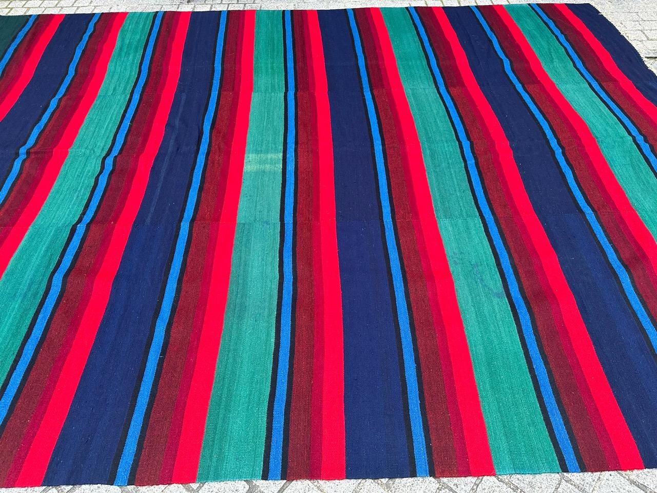 Bobyrug’s nice large vintage Mexican rug For Sale 7